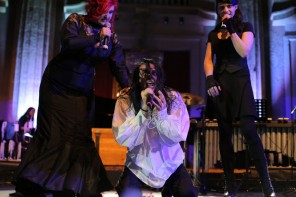 Sonja Kraushofer, Oswald Henke und Jule Klimpel