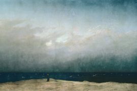 Mönch am Meer von Caspar David Friedrich